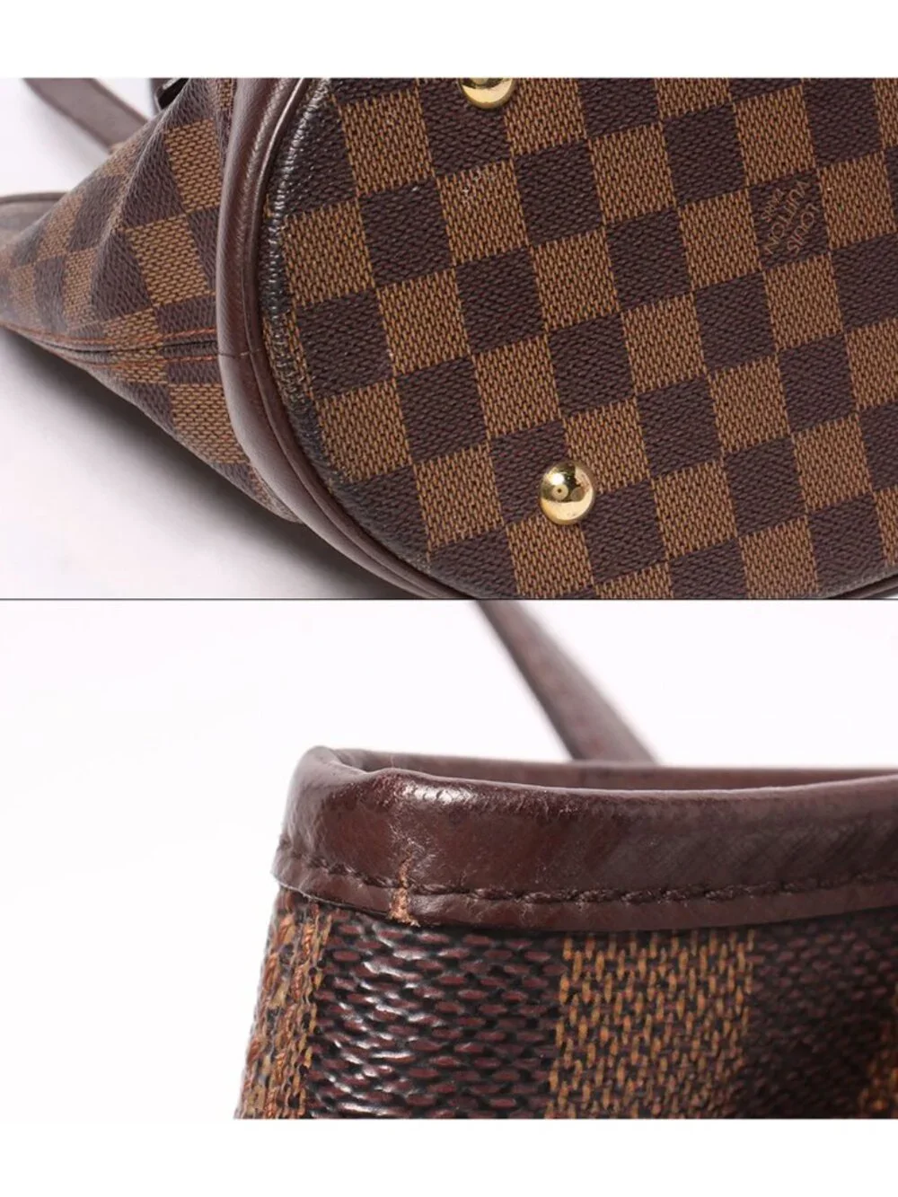 Louis Vuitton Tote Shoulder Bag Marais Damier Ebene